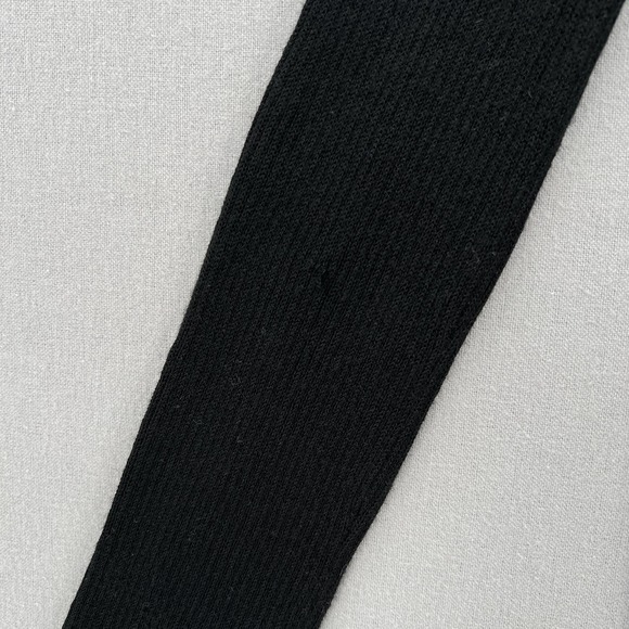 MADEWELL Sweater Womens Small Black Ruffle Sleeve Pullover Crew neck Ribbed - Picture 12 of 12